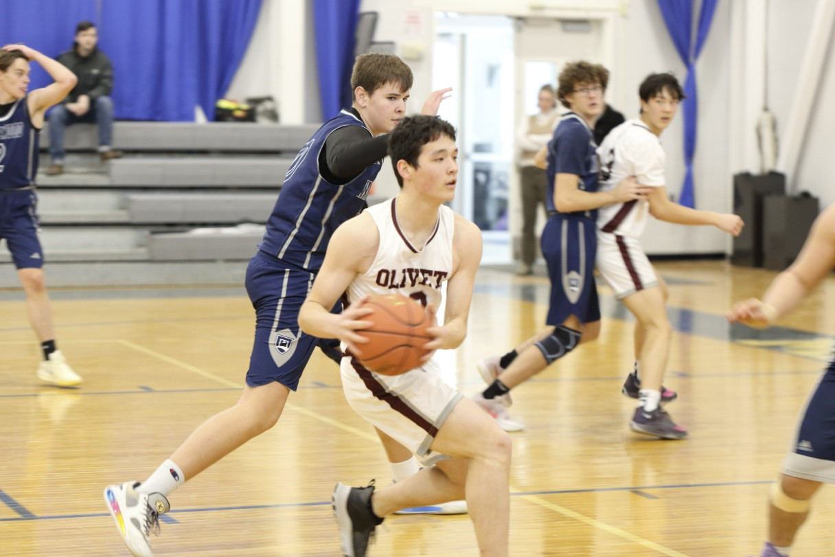 Olivet Academy Amenia Boys Basketball Concludes Final Road Game